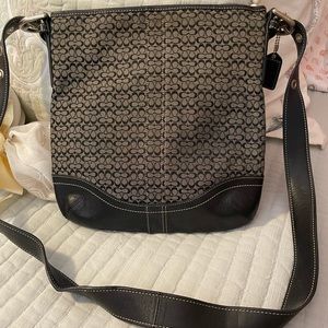 Black Coach crossbody